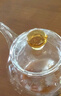 美斯尼 茶壶泡茶壶玻璃茶具套装迷你功夫花茶壶烧水壶耐热带把手过滤网加厚家用办公室泡茶器小号茶壶 茶色 实拍图