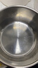 苏泊尔（SUPOR）304不锈钢奶锅0涂层安全健康婴儿辅食锅不粘锅家用一人食汤锅煮粥 304不锈钢奶锅【带蒸锅】 16cm 实拍图
