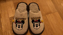 果壳（Gukoo）情侣拖鞋冬迪士尼保暖棉拖鞋女士居家地板拖鞋男 浅卡其 44-45 实拍图