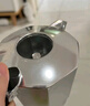 比乐蒂（Bialetti）【官方正品】摩卡壶 双阀高压手冲咖啡壶意式浓缩手动咖啡机送礼 4杯份+4.0电陶炉(雅致银) 170ml 实拍图