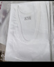 雅鹿3件装男士背心男100%纯棉夏季运动健身宽肩打底吸汗无袖汗衫坎肩 【白白白】纯棉背心3件 2XL 【建议120-150斤】 实拍图