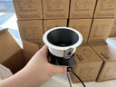 爱沐森射灯筒灯嵌入式小山丘深杯窄边36度开孔7.5厘米客厅led氛围防眩灯 小山丘黑杯7W【开孔7.5-8CM】 （4000K)中性光 实拍图