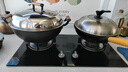 利仁铸铁双耳无涂层深锅炒锅大容量炖锅加厚蒸耐磨铁锅燃气电磁炉通用 【大容量】可炖/可蒸/可炒/ 36cm 实拍图