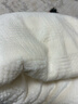 红豆毛毯加厚加绒午睡毯提花简约珊瑚绒法莱绒毯多功能盖毯1.5*2m白色 实拍图