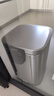 优百纳（UPELLA）脚踏垃圾桶12升带盖客厅厨房办公室脚踩金属家用垃圾筒方形皓森 实拍图