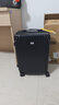 SOO行李箱小型登机箱男出差短途女旅行拉杆箱密码皮箱杯架黑色20英寸 实拍图
