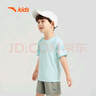 安踏儿童短袖T恤男女运动速干衣夏季透气小童宝宝T恤衫A372429102H 实拍图