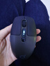 前行者Q1无线鼠标蓝牙双模可充电屏显低音男女生办公小巧便携高颜值电脑笔记本iPad用人体工学 雅典黑灰 实拍图