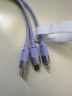 倍思 数据线三合一苹果Type-c安卓手机充电器线一拖三线 适用iPhone15/14/13小米华为p60车载电源线 实拍图