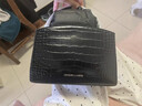CHARLES&KEITH鳄鱼纹凯莉包手提斜挎婚包包女包生日礼物CK2-50270880-1 Black黑色 S 实拍图