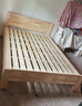 意米之恋橡胶木床实木床 主卧双人床 卧室家具 品质大板【包安装】1.5m*2m 实拍图