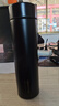 炊大皇 保温杯 316L医用级不锈钢茶水分离商务便携保温杯 黑色 490ml 实拍图