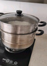 美厨（maxcook）不锈钢蒸锅 34cm二层蒸锅汤锅 感温设计 燃气炉电磁炉通用MCZ934 实拍图