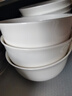 浩雅景德镇陶瓷碗具套装陶瓷米饭碗汤碗欧式纯白4.5英寸饭碗 实拍图