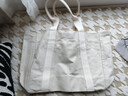优衣库合作款/男装女装帆布拎包/25秋冬新款479826 30 浅米色 42 × 15 × 33.5 cm 实拍图