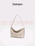 半坡饰族（bampo）新款包包小绵绵头层牛皮手抓纹小包时尚高级感女包单肩斜挎包元旦 茯苓白（升级拉链款） 实拍图