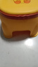 家用卡通手提矮凳客厅浴室凳子加厚儿童板凳防滑手提凳耐用 小黄鸭加厚儿童凳子（贴纸随机） 1个装 实拍图