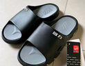 回力运动厚底拖鞋男室内户外穿静音速干防滑凉拖鞋HL3A57黑灰46-47码 实拍图