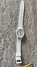 斯沃琪（Swatch）瑞士手表 纯白之光2.0 节日礼物男女时尚腕表考试表 SO28W107-S14 实拍图