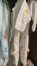 爱宝适婴儿衣服纯棉春秋冬新生儿连体衣宝宝哈衣和尚服2件装N036 52码 实拍图