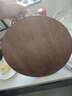 双枪黑金檀木整木切菜板加厚加大圆形砧板实木家用案板面板菜墩35*2.5 实拍图