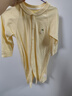 贝瑞加（Babyprints）宝宝连体衣2件装婴儿纯棉四季衣服长袖爬服柔软哈衣家居内衣黄80 实拍图