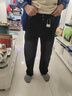 顶峰保罗（Dingfengbaoluo）美式牛仔裤男秋季高街直筒宽松潮牌男生阔腿长裤DFS05黑灰L 实拍图
