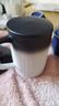 京东京造 茶杯茶具 陶瓷茶水分离现代办公杯水杯 渐变云墨350ml 实拍图