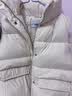 森马（Semir）棉马甲女冬季防泼水纯色oversize立领面包服叠穿时尚百搭外套 奶白10501 S 实拍图