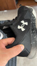 安德玛（Under Armour）男中大童运动鞋透气灵活穿脱旋钮篮球鞋2431220 黑色（BOA） 40  实拍图