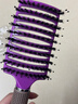 MEN WOO猪鬃毛梳子排骨梳蓬松神器梳子男女士造型高颅顶拯救油扁塌护发 实拍图