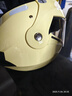 AD新国标电动车头盔男女士四季通用揭面盔冬季保暖防雾电瓶车安全帽男款夏季防晒轻便摩托车骑行半盔 米黄【新国标B类】透明 均码 实拍图