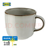 宜家（IKEA）GLADELIG格拉德里石瓷彩釉大杯灰色可洗碗机微波炉现代 灰色杯370毫升 实拍图