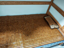黛安居麻将凉席竹席子麻将席 双人夏天单人宿舍学生可折叠块竹垫空调席 咖啡双牛筋-经典款[店长推荐] 单床席 适用1.35米床 135cm*195cm 实拍图