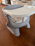 日康（rikang）宝宝餐椅 叫叫椅婴儿学坐椅多功能儿童吃饭餐桌 RK-X2009-5 灰色 实拍图