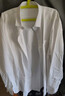 商务免烫白色长袖衬衫男新款工装纯色衬衫加肥加大码胖子男士衬衣 白色(精品大码) 长袖 7XL /46(200-220斤) 实拍图