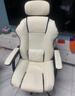 天兴隆家用舒适电脑椅游戏电竞椅逍遥可躺办公椅人体工学椅子舒适学习椅 【乳胶款米白】腰靠+搁脚 实拍图