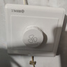 国际电工大功率吊扇调速器快慢变速开关通用风扇电机调速旋钮86型调速开关 【明装500W】无极调速 开关 实拍图