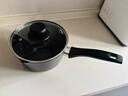 STONELINE德国进口奶锅宝宝婴儿辅食锅日式雪平锅麦饭石不粘锅煮奶锅汤锅 经典(珐琅灰) 18cm 实拍图
