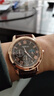 【渠道专享】2024新款男士时尚腕表商务潮流皮带手表男高颜值腕表 指挥官款【咖啡色表带】 实拍图