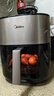 美的（Midea）小炎烤空气炸锅上下双热源 可视大视窗免翻面 家用智能触屏 6L实用大容量空气炸锅蒸烤一体KZC6054 实拍图