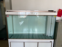 森森（SUNSUN）大型鱼缸底过滤水族箱客厅家用落地玻璃生态金鱼缸 超白款升级底滤 1.2米长42cm宽（黑白可选） 实拍图