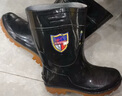 双星八特劳保雨鞋 耐酸碱耐磨防滑中筒 雨靴水鞋工作卫生靴黑色 43 实拍图