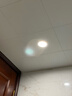 雷士（NVC）LED筒灯客厅卧室过道嵌入式二级能效全铝漆白9瓦暖白开孔95-100mm 实拍图