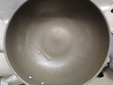 苏泊尔（SUPOR） 炒锅有钛无涂层不粘锅健康家用不锈钢炒菜锅带盖电磁炉燃气通用 30CM EC30JGC02【蜂窝版】 30cm 实拍图
