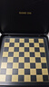 户外象棋磁性精致国际象棋比赛学习益智桌面收纳小铁盒中国象棋子 132*126*10mm国际象棋-黑色 实拍图