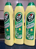 晶杰Cif  联合利华 国产柠檬香强力清洁乳725g*3瓶 厨房重油污清洗剂 实拍图