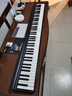 特伦斯电子琴88键折叠琴成人儿童初学电钢键盘教学乐器V10家用便携钢琴 典雅黑 实拍图