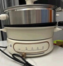 美的（Midea）烤肉锅电烤盘多功能电火锅一锅多用电煮锅分体式炖蒸煮一体电热锅火锅专用锅烤涮一体多功能料理锅 9.5L 【配煎烤盘和蒸笼】HGE2803 实拍图