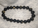 芯奢银曜石手串男士佛珠手链男潮流黑曜石12mm手链女生日礼物送男友 12MM+精美礼盒 实拍图